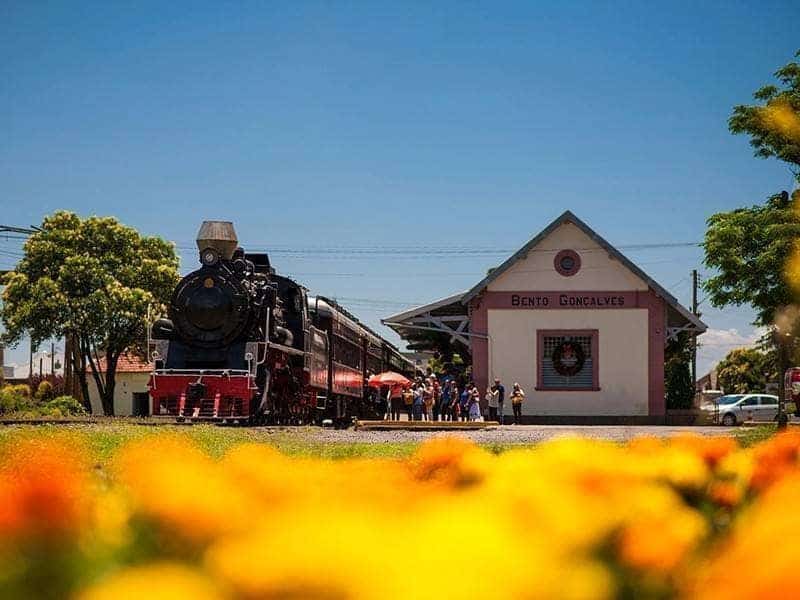 estação de trem em Bento Gonçalves