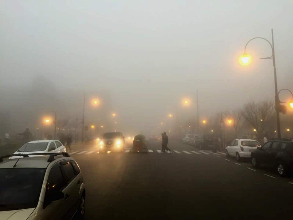 dia de neblina em Gramado